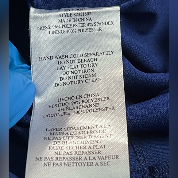 Alex Evenings Elegant Embellished Keyhole Bateau Neckline Royal Blue Gown 8P - Picture 9 of 11